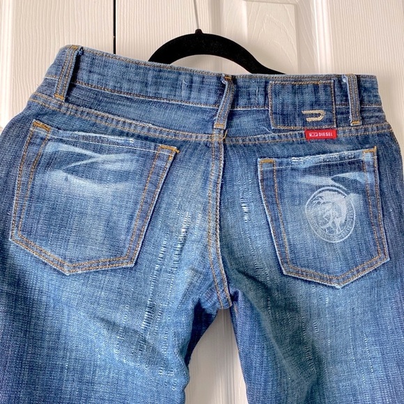 Diesel Jeans Distressed Blue Jeans Size 29. - Picture 7 of 7